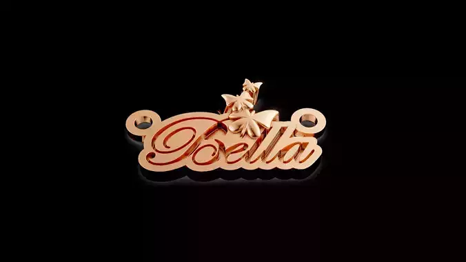Bella Name Pendant