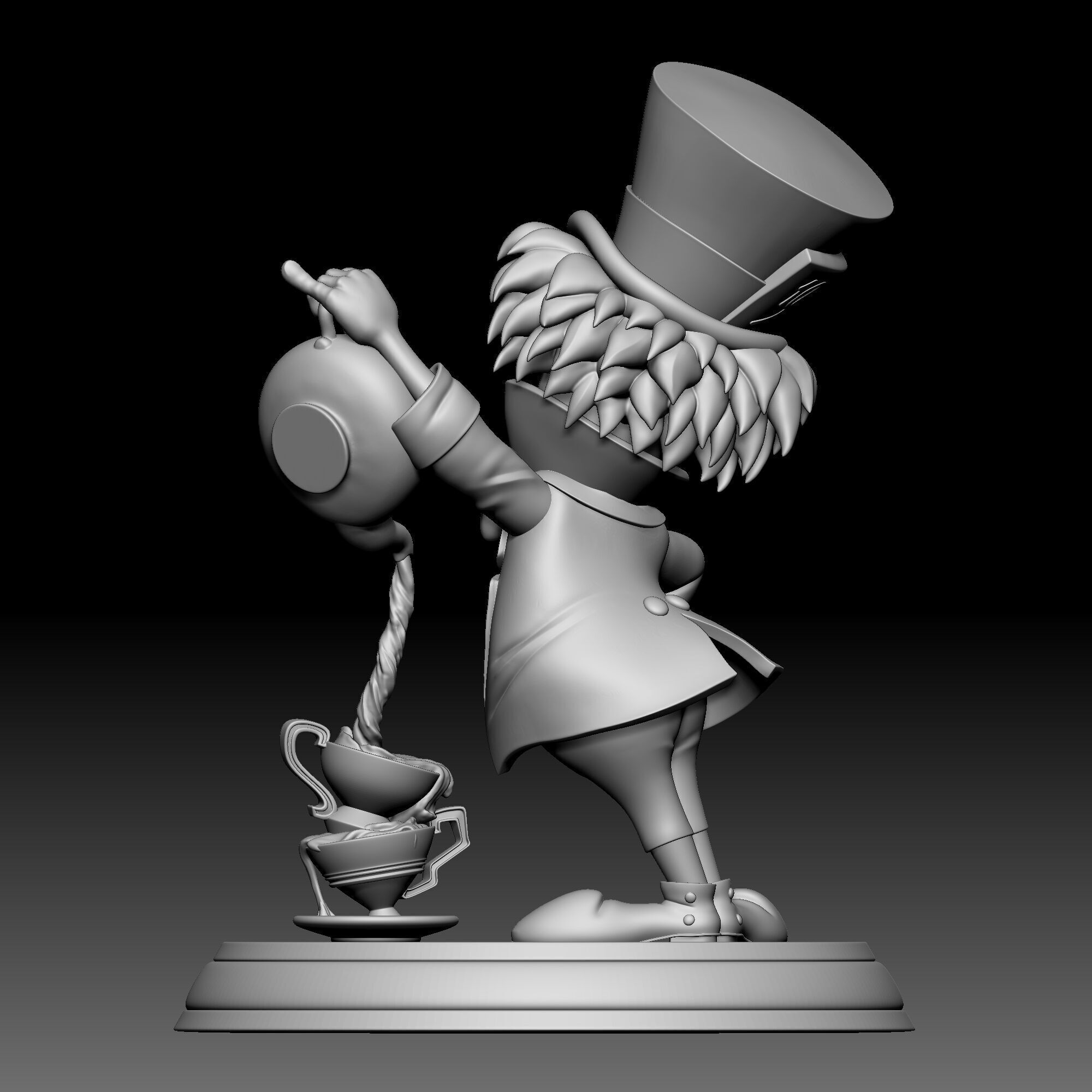 Mad Hatter - Alice in Wonderland - 040 3D print model_4