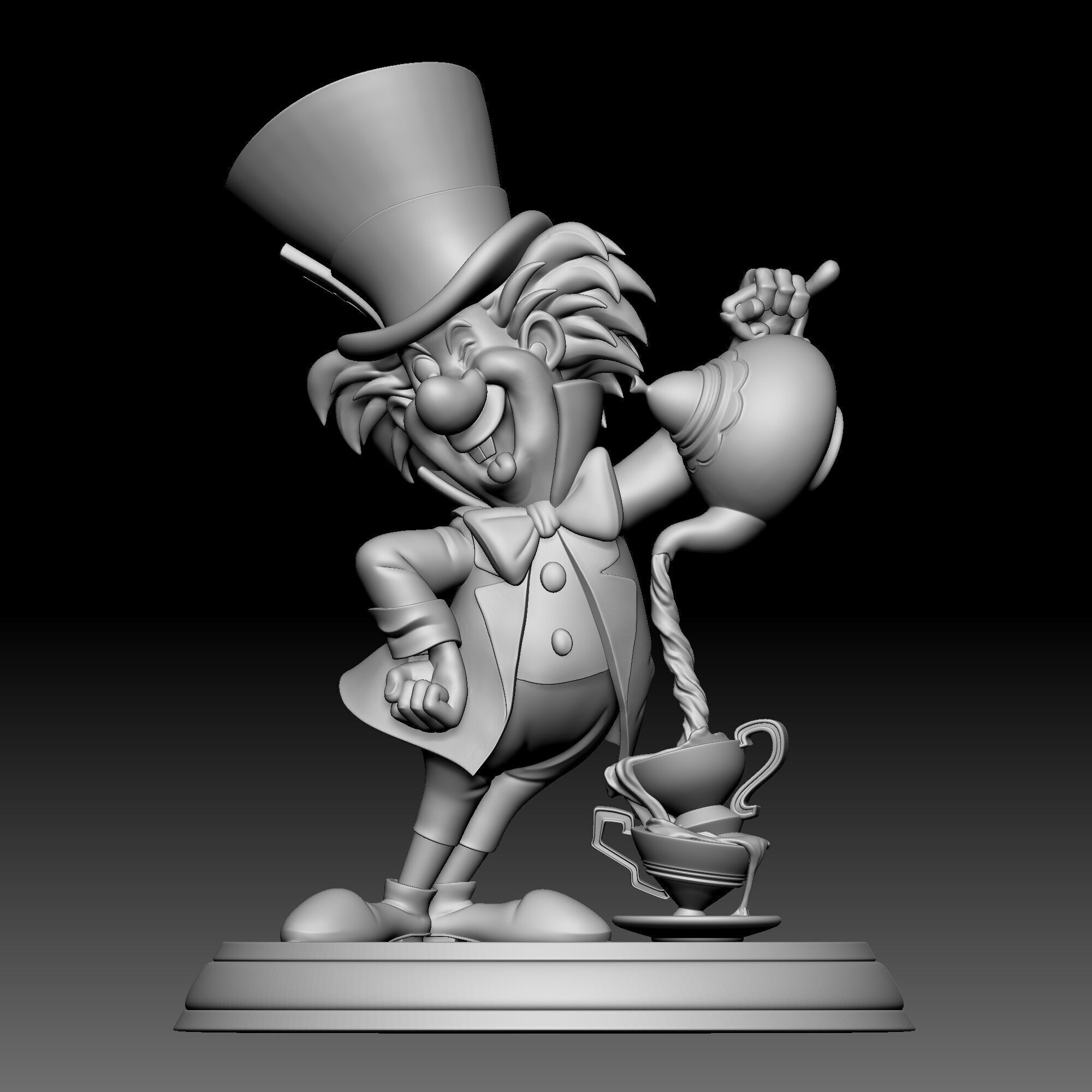 Mad Hatter - Alice in Wonderland - 040 3D print model_1