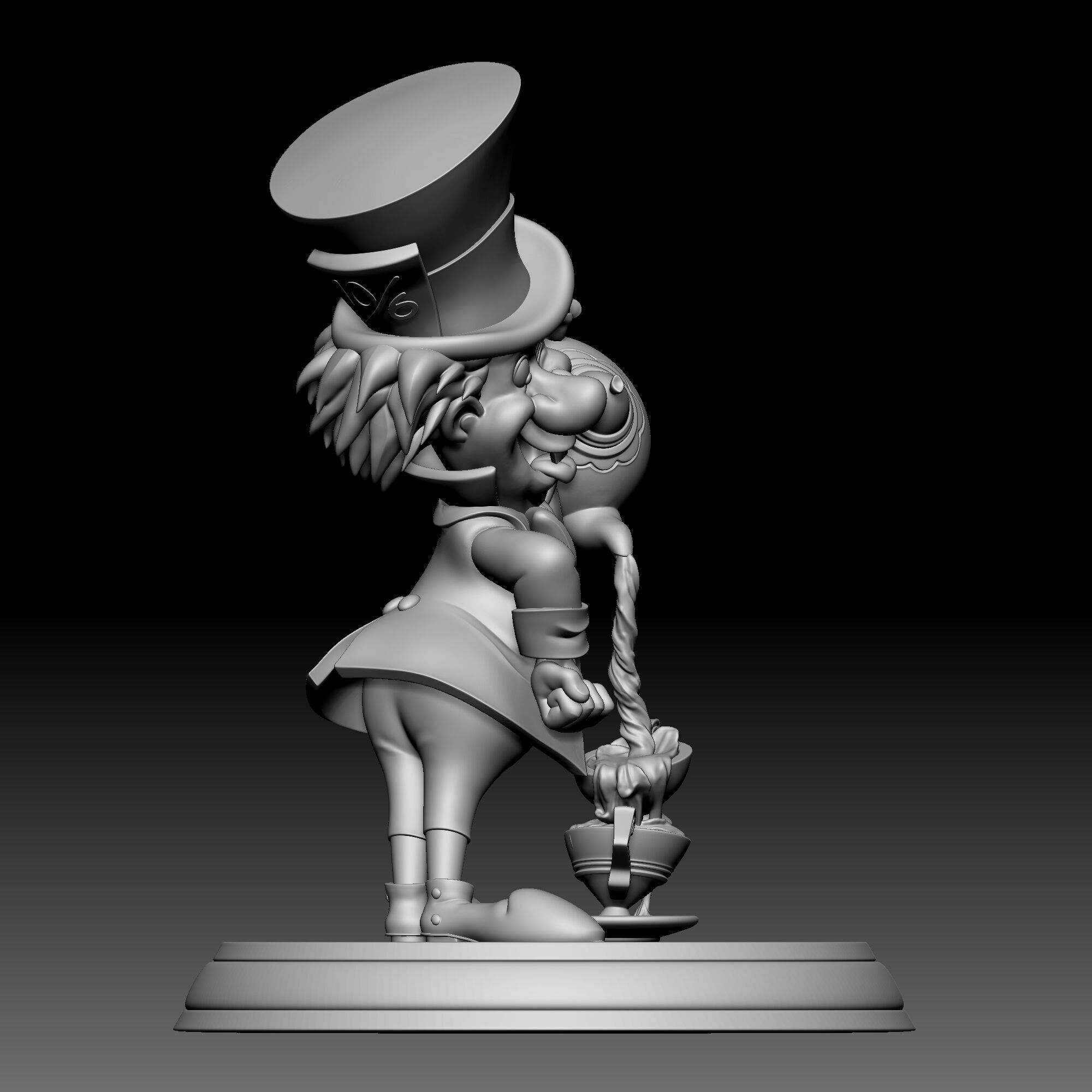 Mad Hatter - Alice in Wonderland - 040 3D print model_7