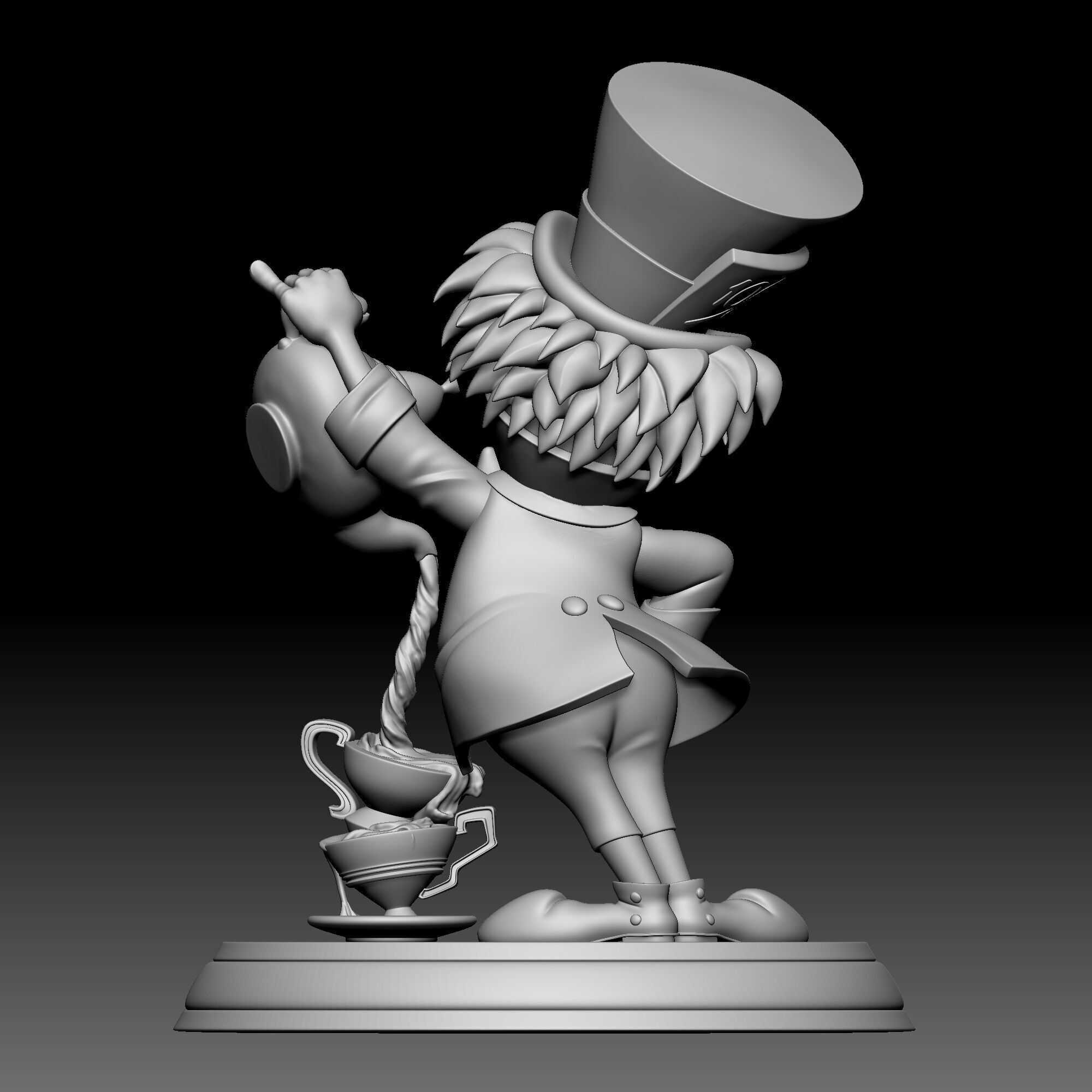 Mad Hatter - Alice in Wonderland - 040 3D print model_5
