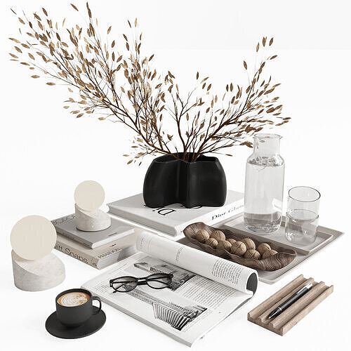 Decorative set-H09 3D model