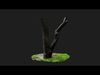 Photorealistic 3D scan of Tree trunk  Low-poly 3D model_1
