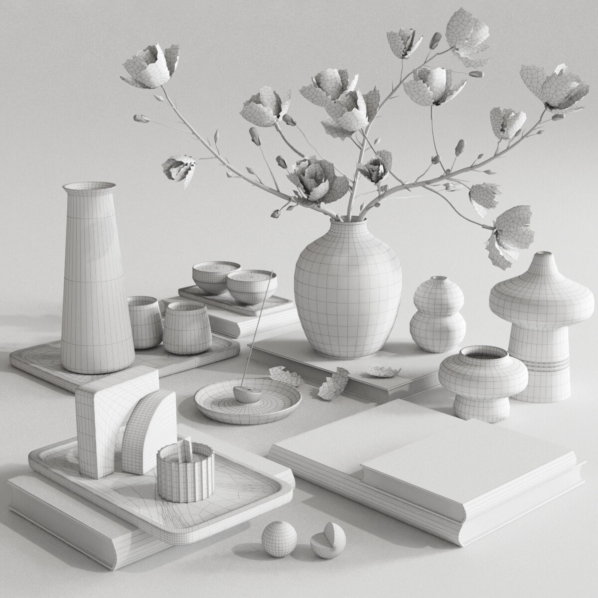 Decorative set-H10 3D model_5