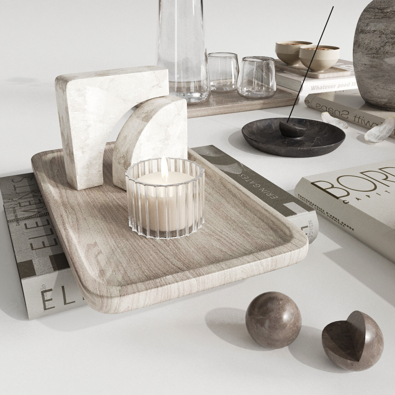 Decorative set-H10 3D model_4