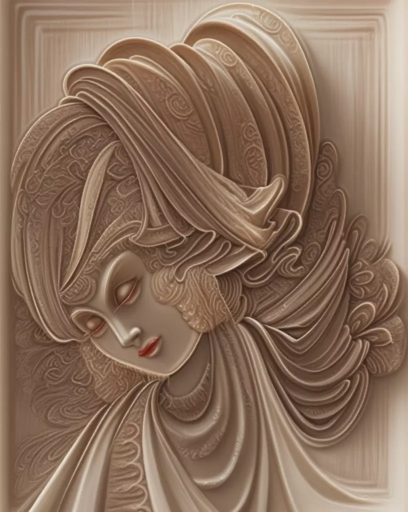 The Confluence of Relief Sculpture and Persian Miniature  3D model_0