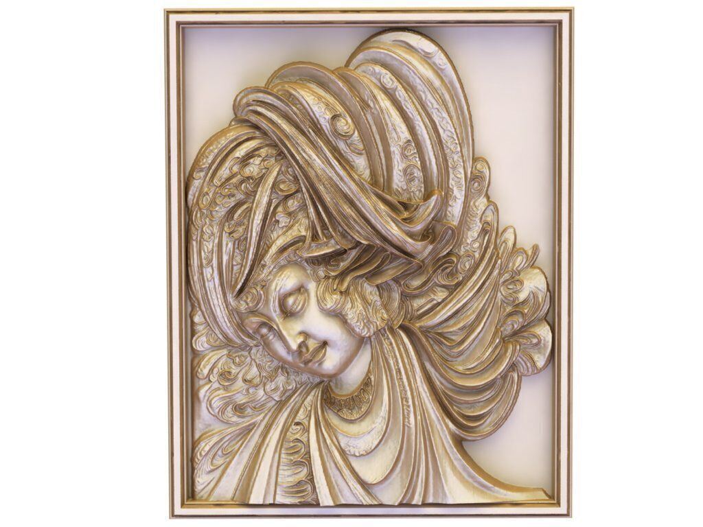 The Confluence of Relief Sculpture and Persian Miniature  3D model_1