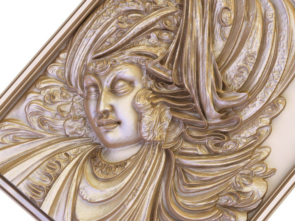The Confluence of Relief Sculpture and Persian Miniature  3D model_3