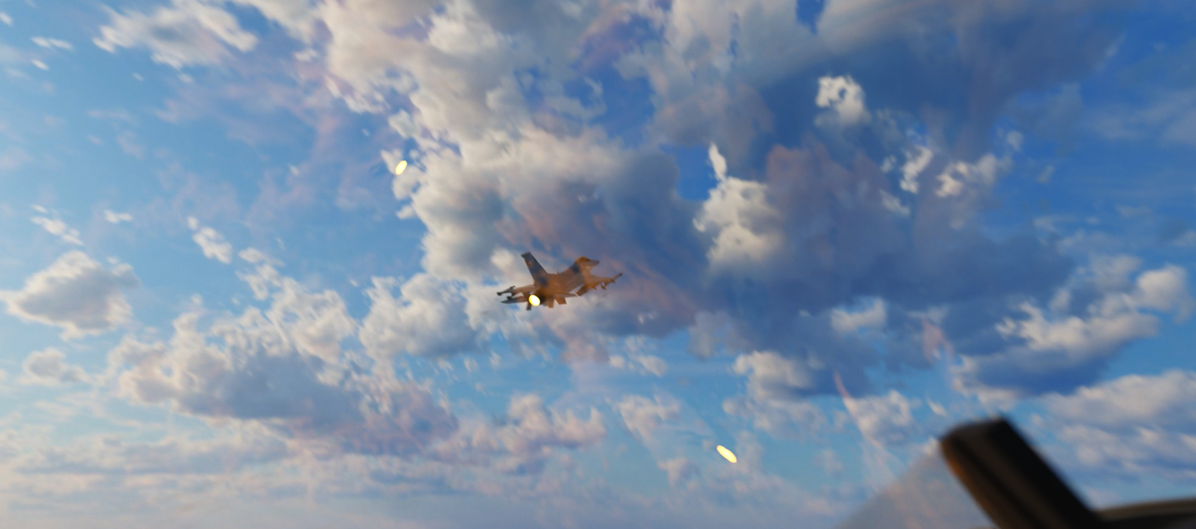 F-16 Jet Fighter Free 3D model_4