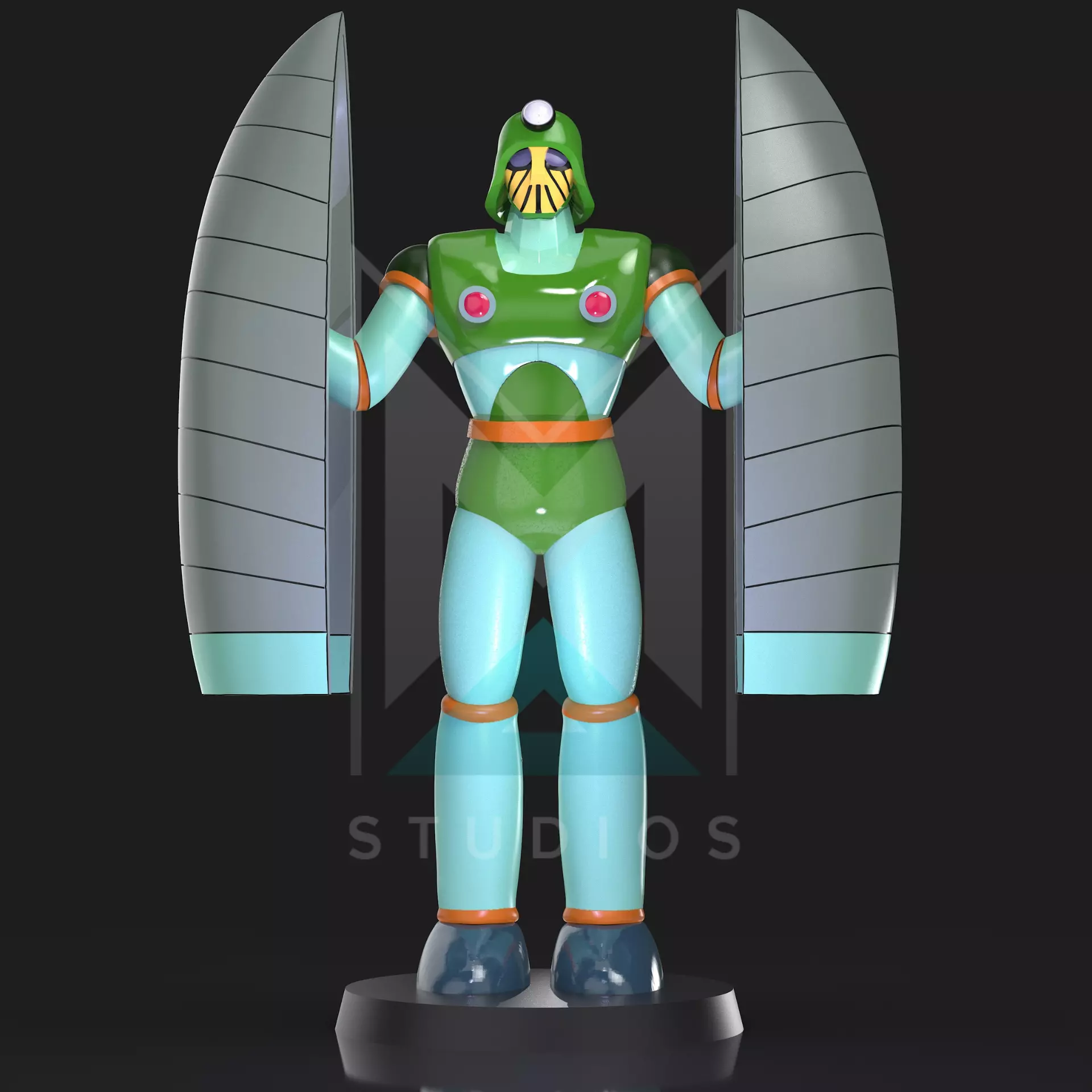 Yubrin T9 Mazinger Z 3D print model