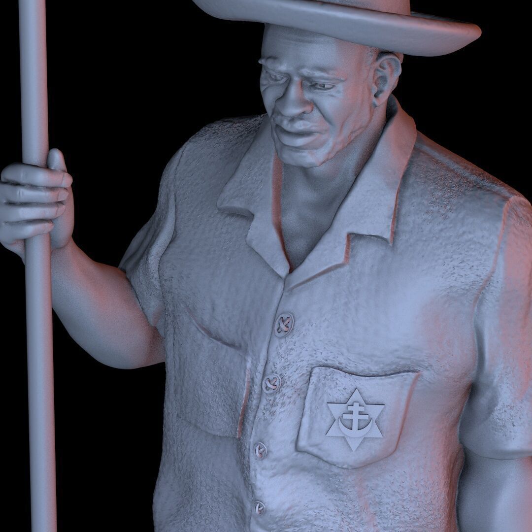 Mestre Irineu Santo Daime Ayahuasca 3D print model_3