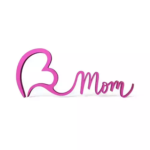 Mom - Living Room Item Decor 02 - Printable Gift 3D print model