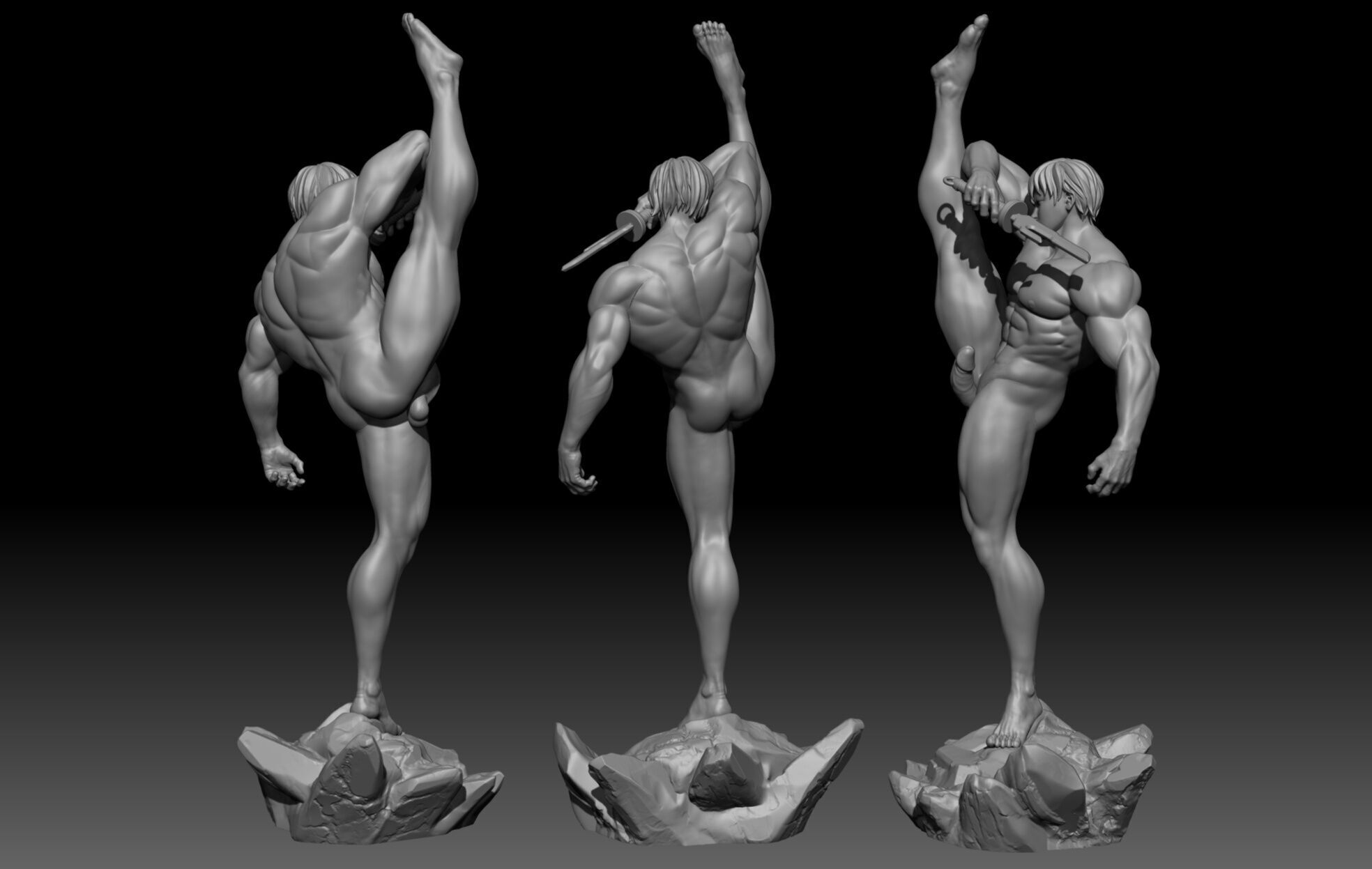 Touji Fushiguro  3D print model_3