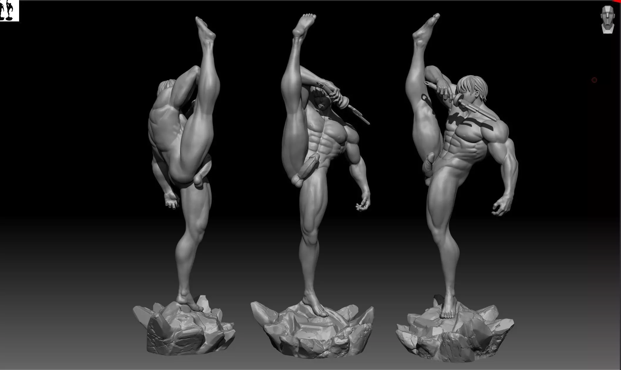 Touji Fushiguro  3D print model_0