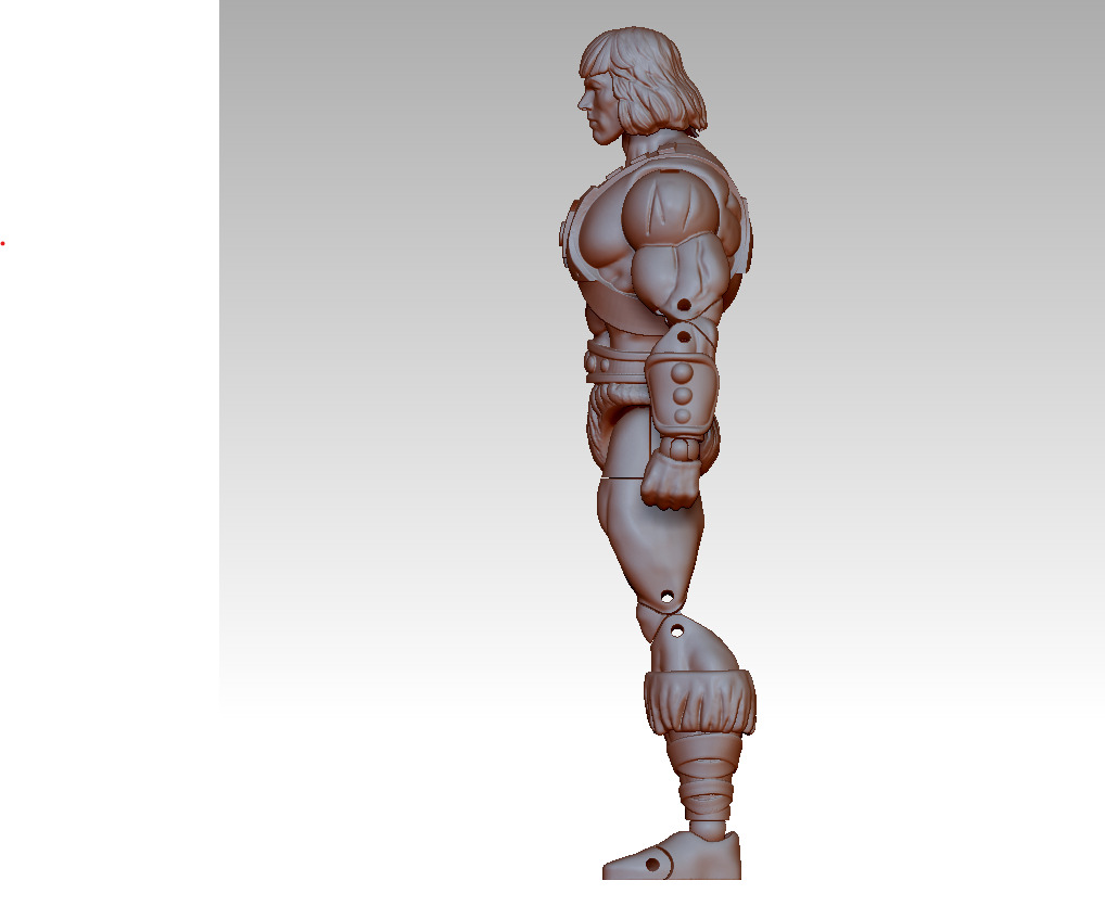 He Man Articulated Deluxe figure 15cm 3D print model_3