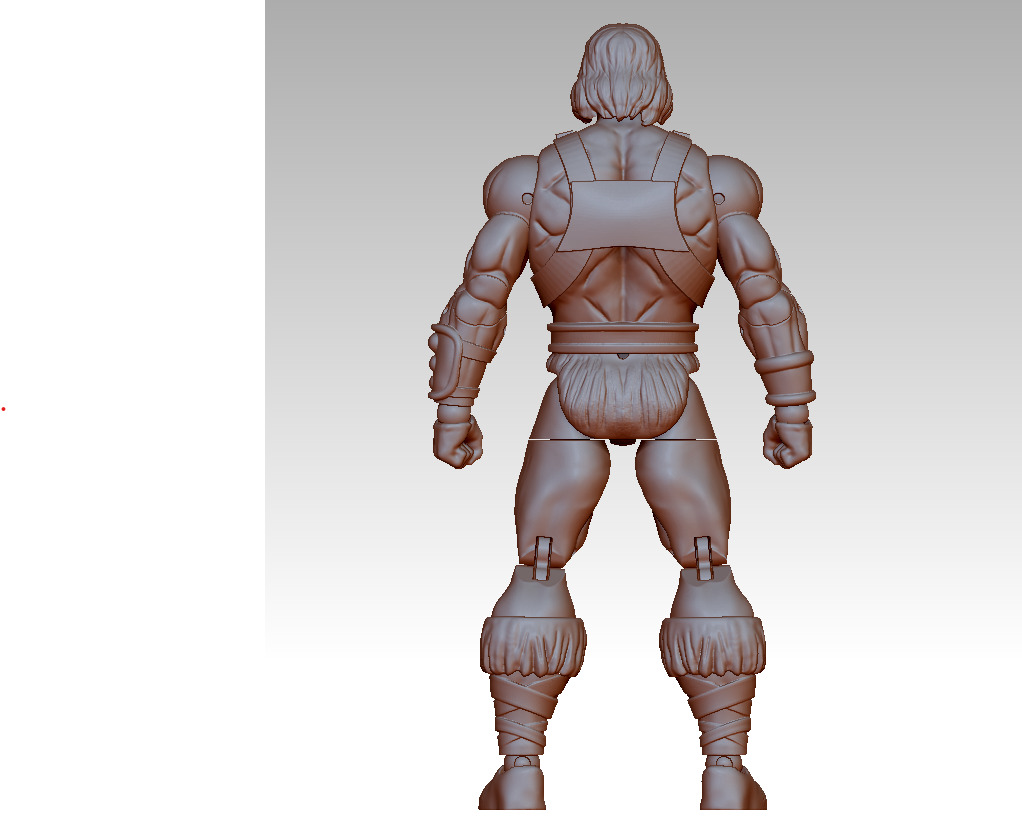 He Man Articulated Deluxe figure 15cm 3D print model_1