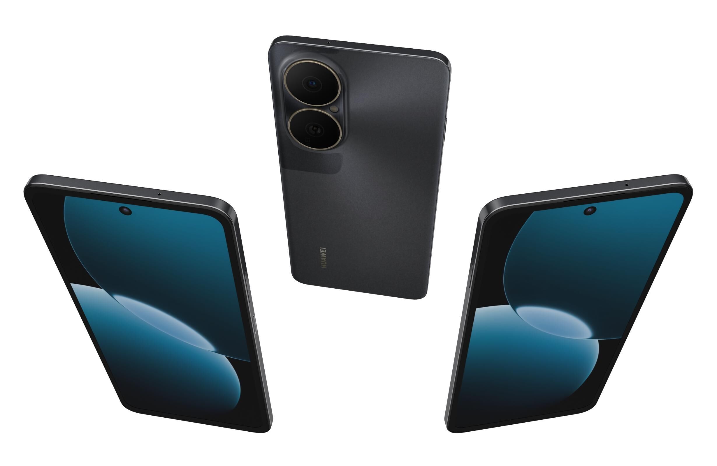 Huawei Enjoy 80 Gold Black 3D model_1