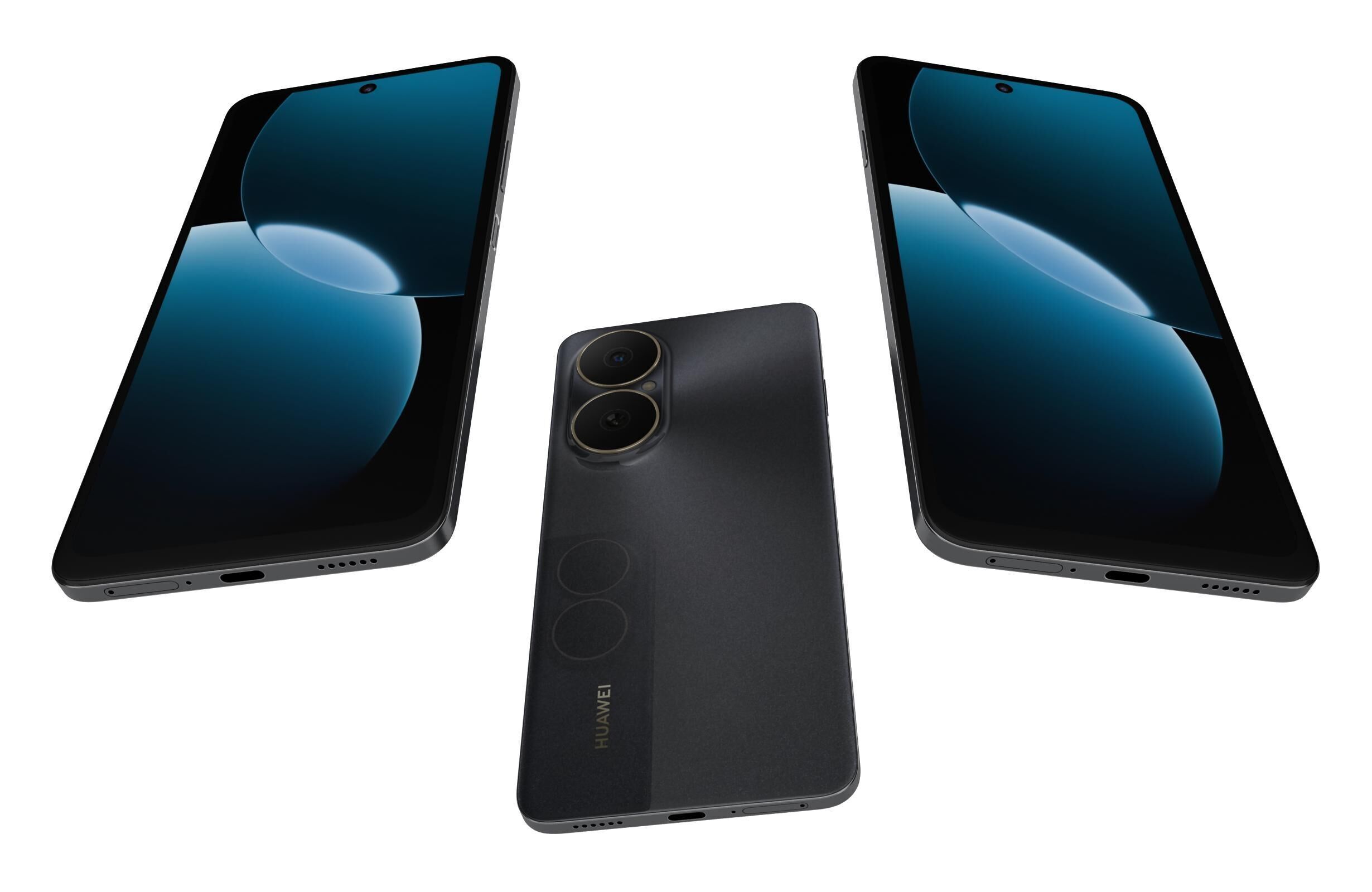 Huawei Enjoy 80 Gold Black 3D model_2