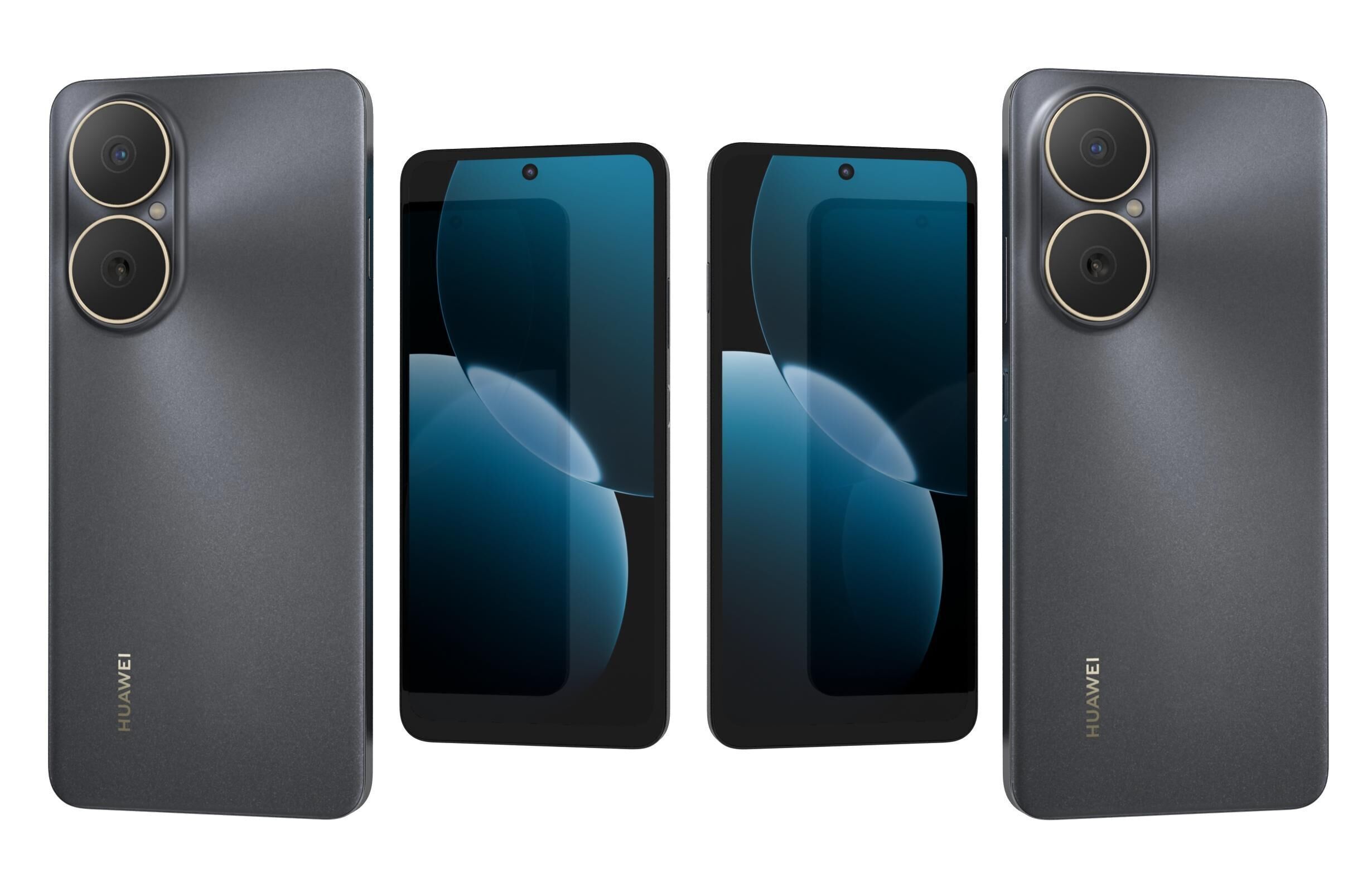 Huawei Enjoy 80 Gold Black 3D model_3