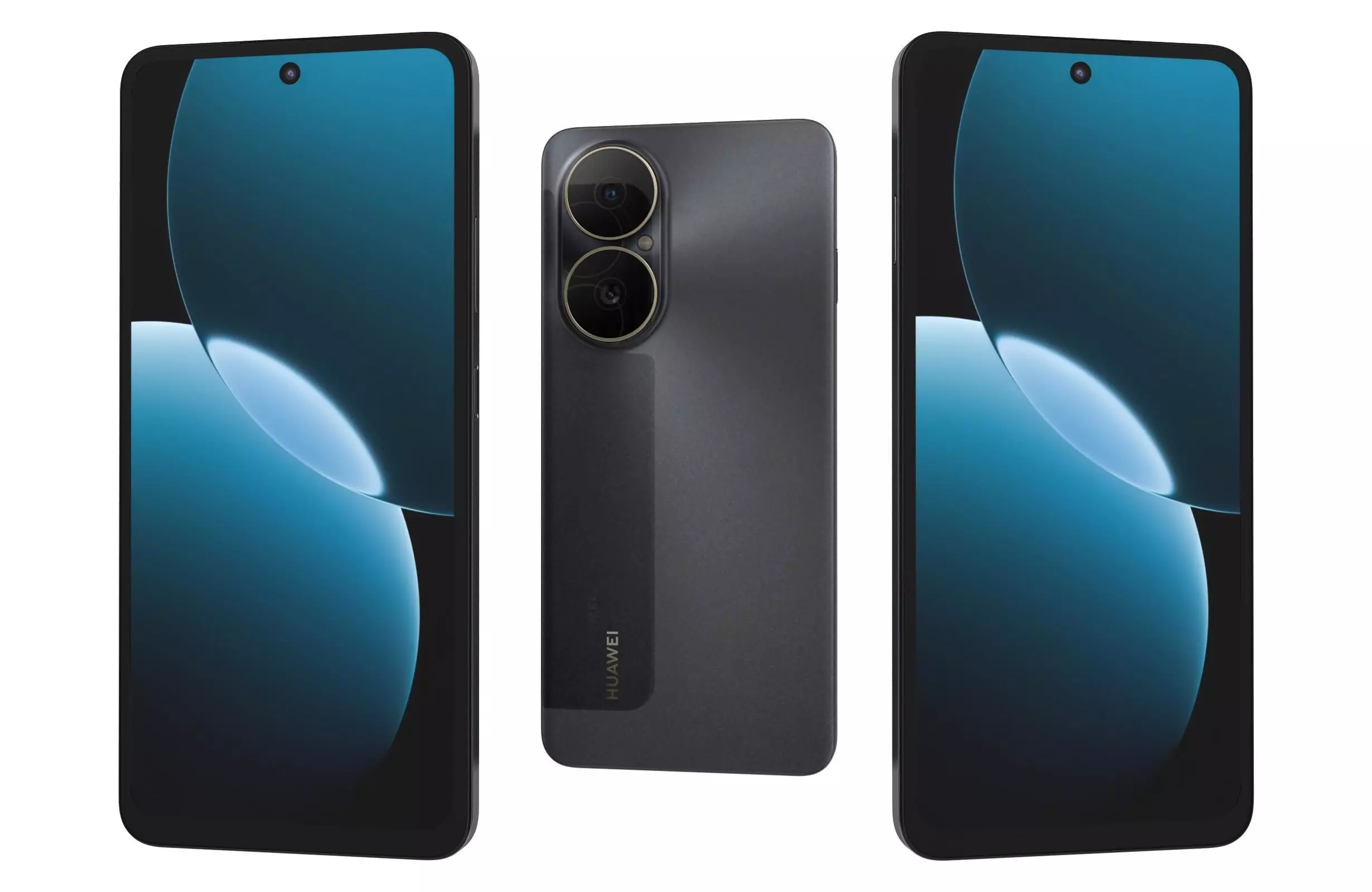 Huawei Enjoy 80 Gold Black 3D model_0