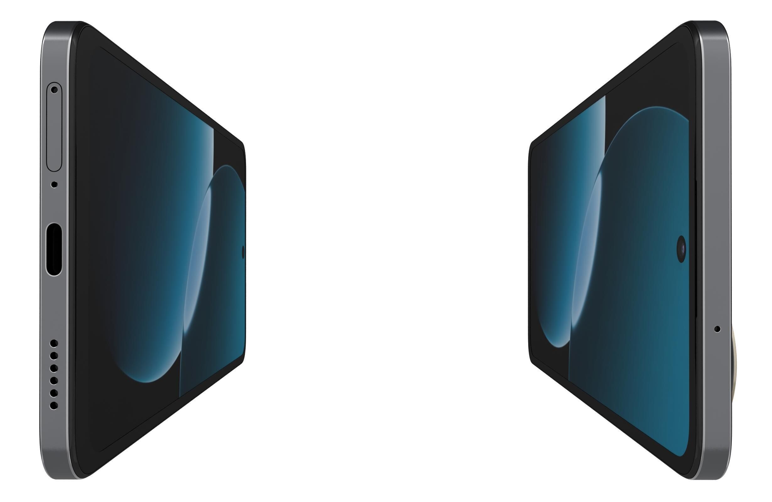 Huawei Enjoy 80 Gold Black 3D model_8