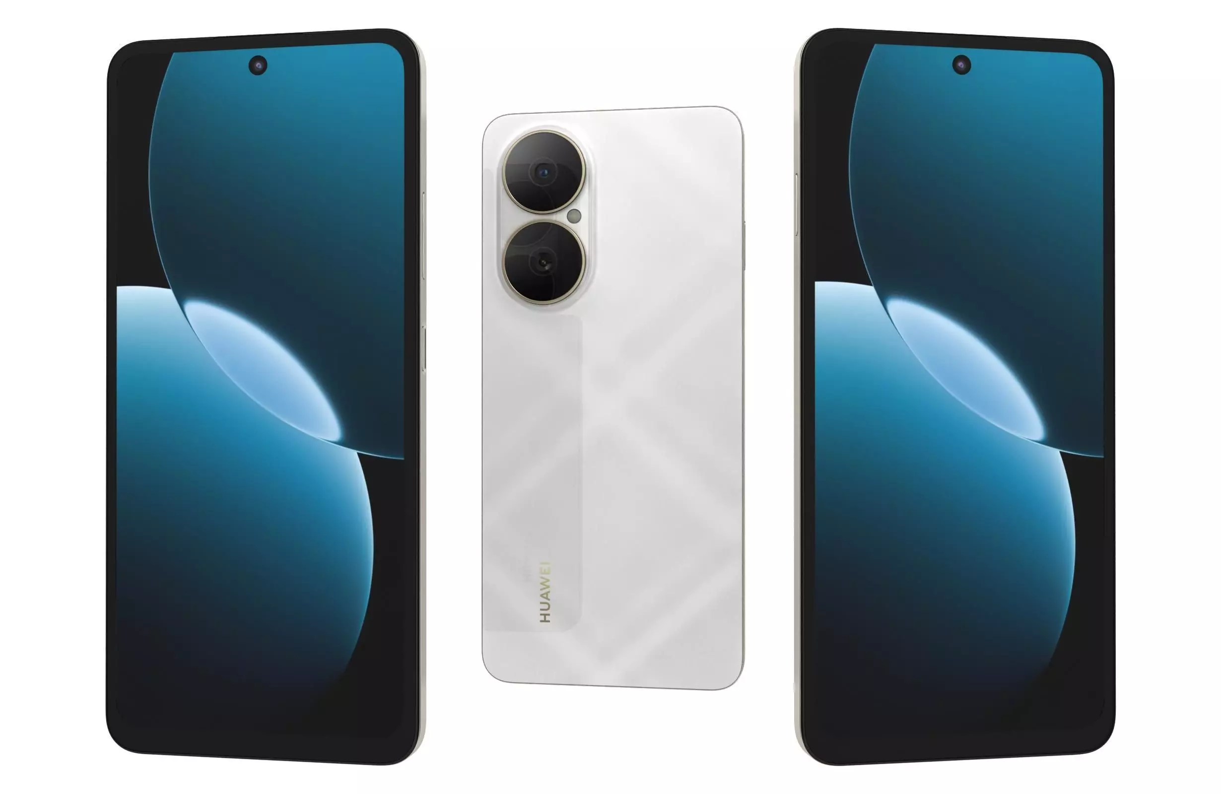 Huawei Enjoy 80 Sky White 3D model_0