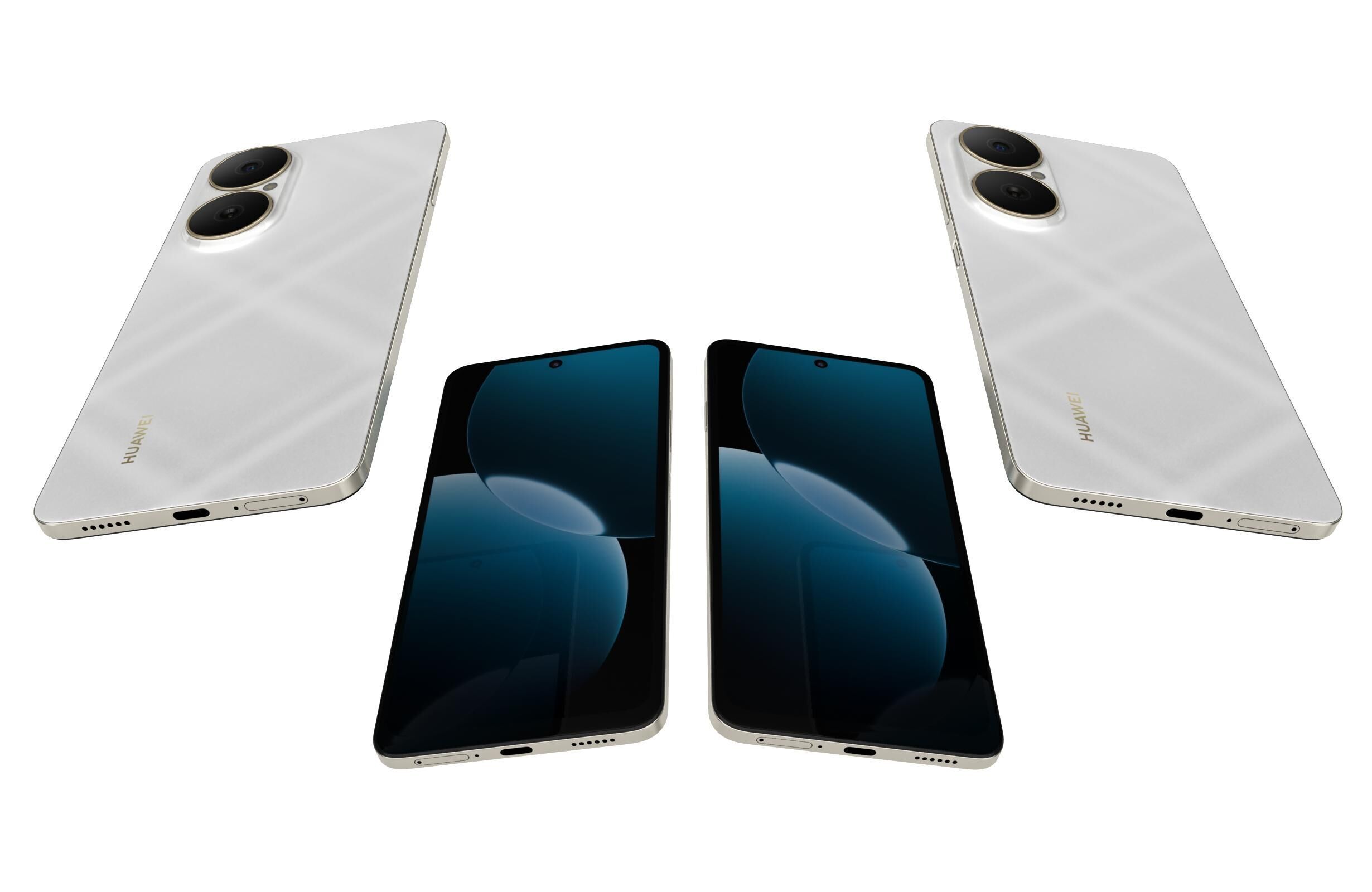 Huawei Enjoy 80 Sky White 3D model_5