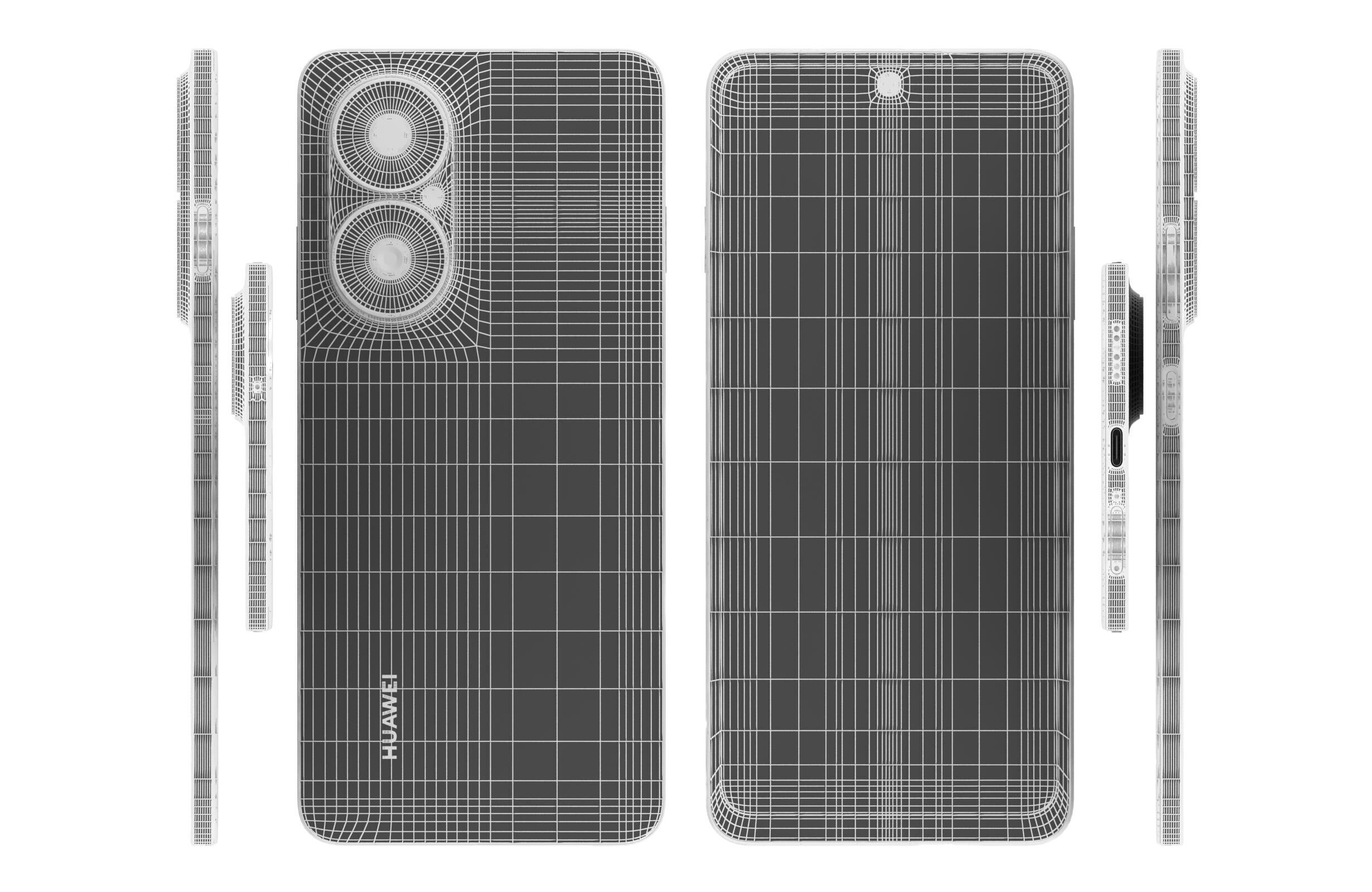 Huawei Enjoy 80 All Colors 3D model_22