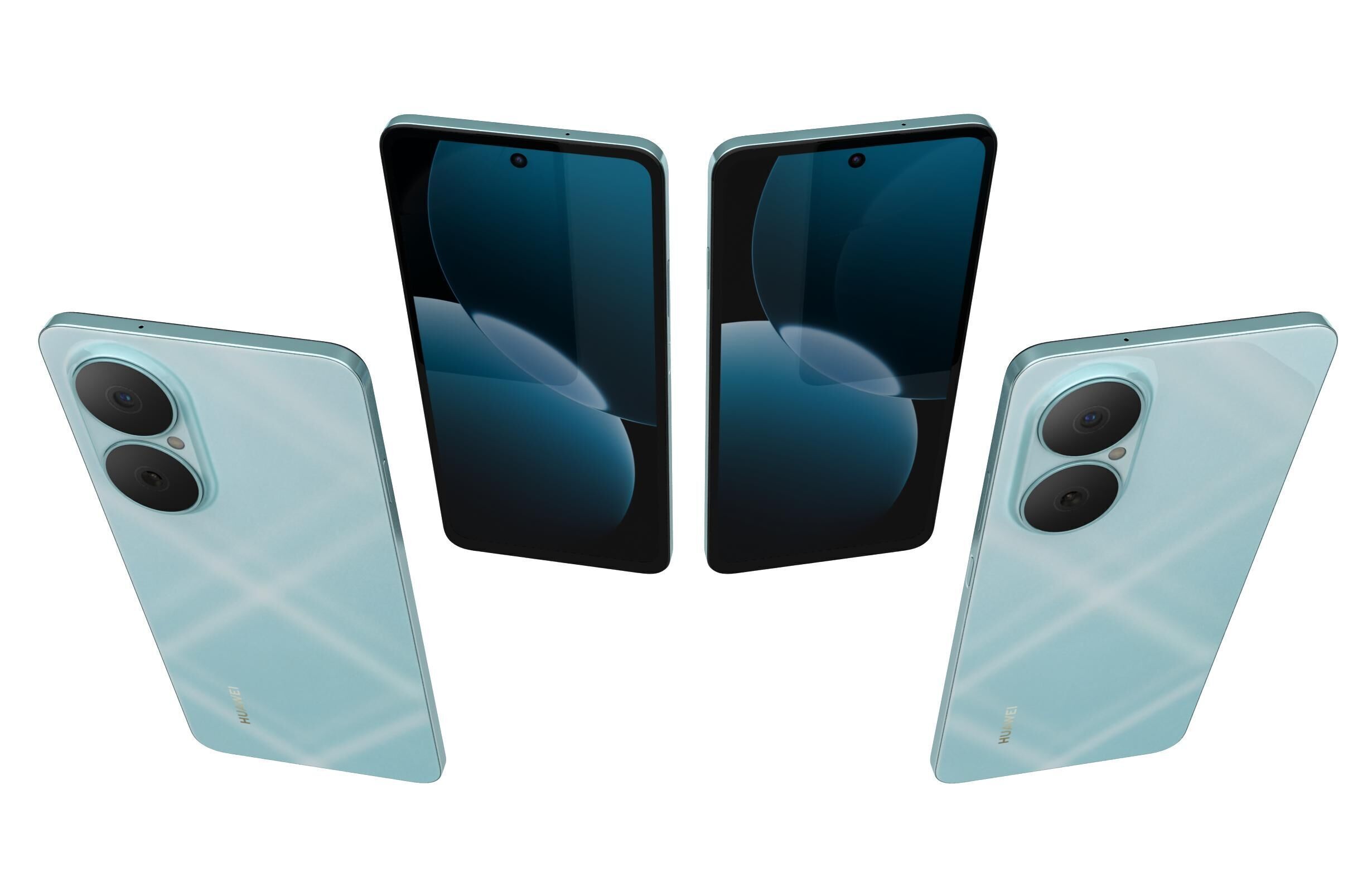 Huawei Enjoy 80 All Colors 3D model_15