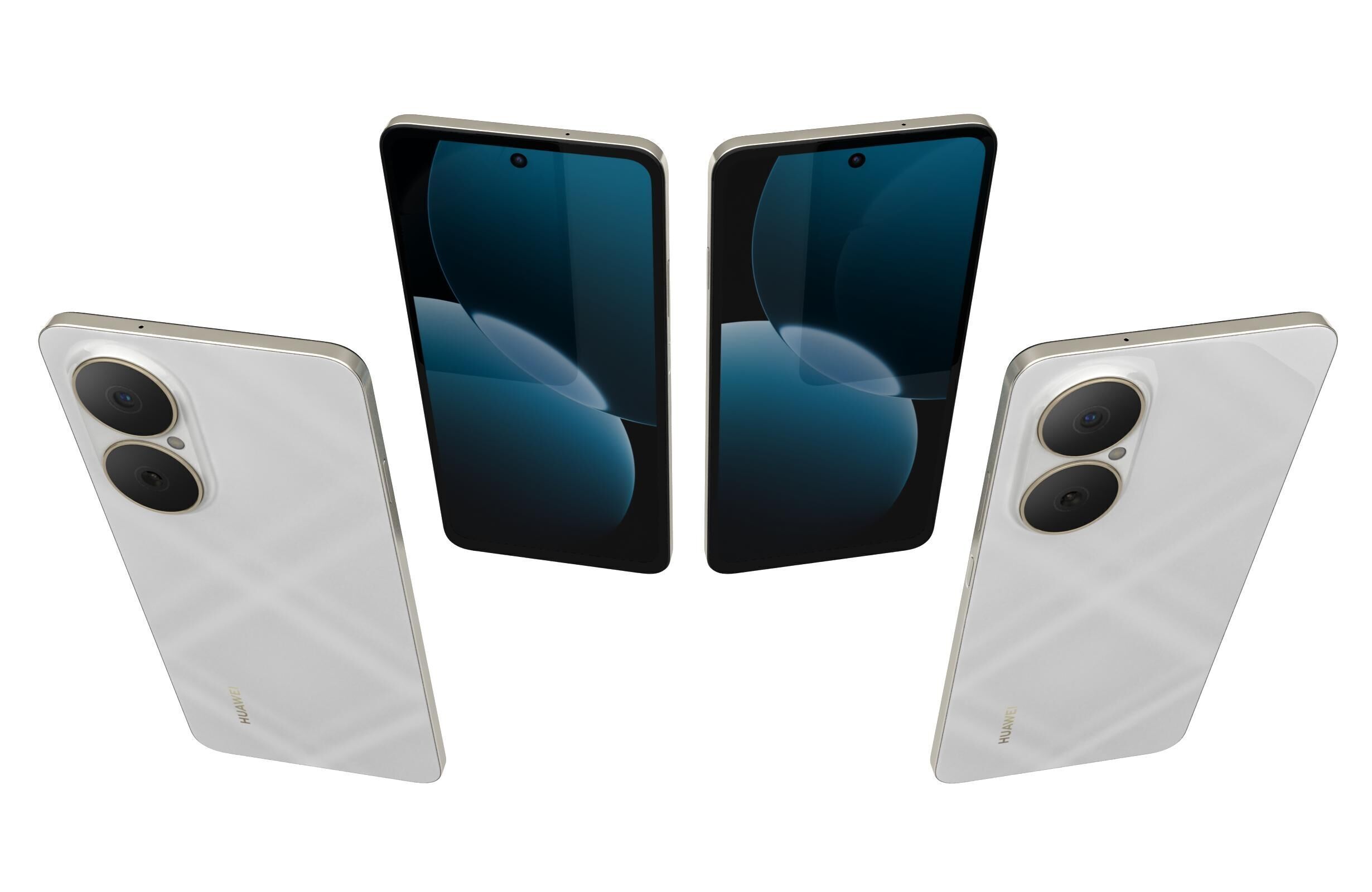 Huawei Enjoy 80 All Colors 3D model_5