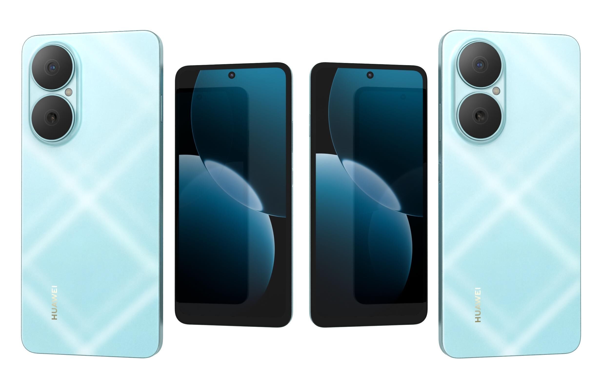 Huawei Enjoy 80 All Colors 3D model_14