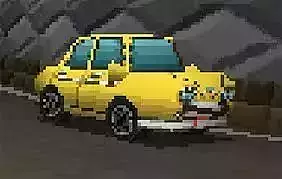 Mariokart DS Yellow Car Low-poly 3D model