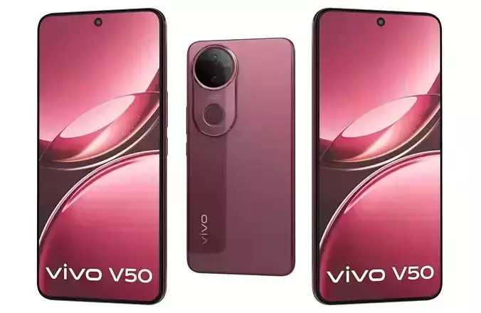 Vivo V50 Red