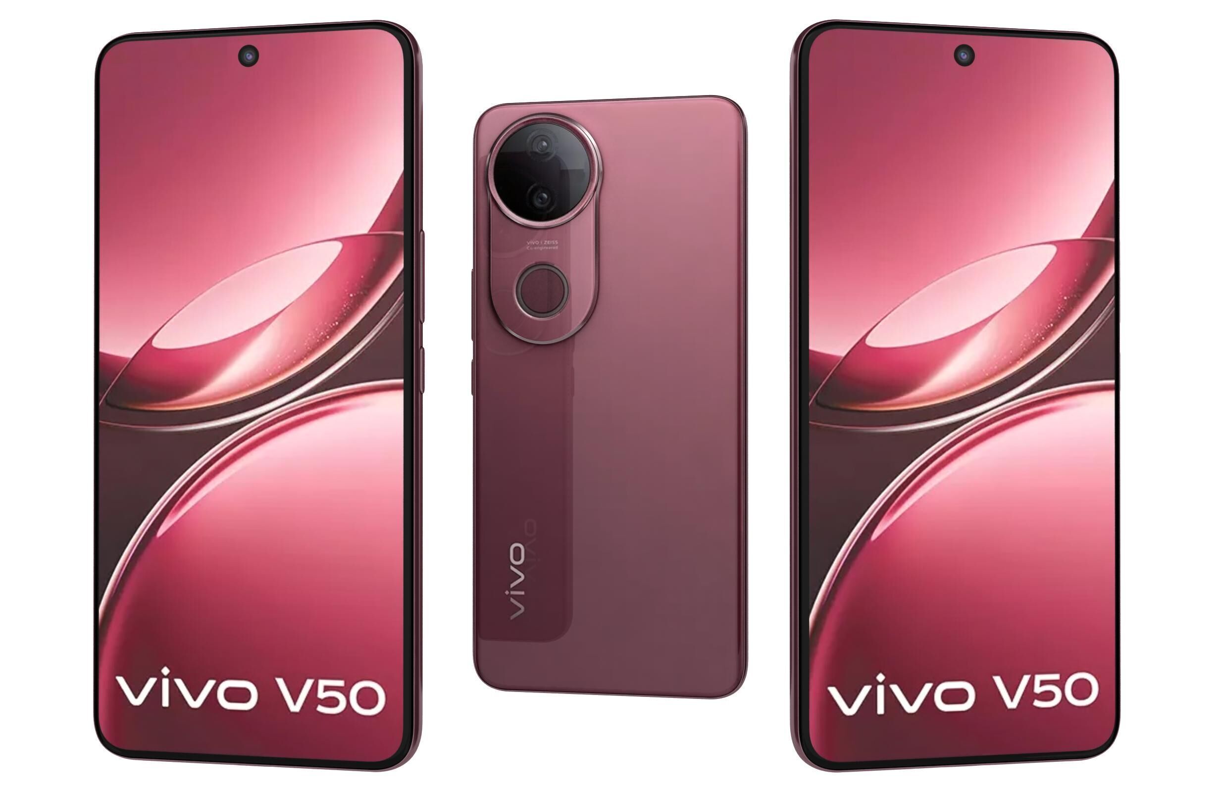Vivo V50 All Colors 3D model_1
