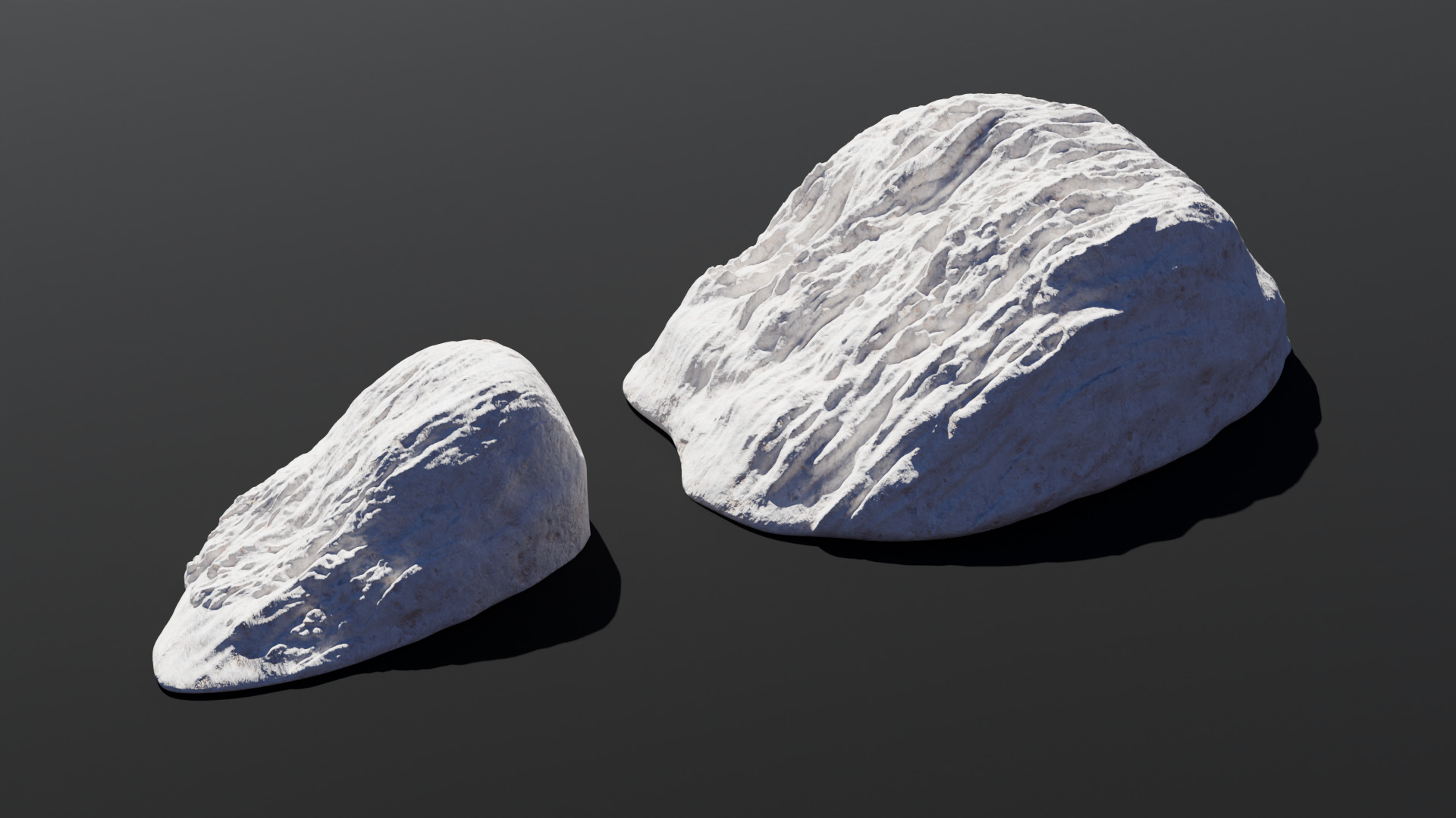 Travertine Terrace Pools - 3D Modular Asset Pack 3D model_5