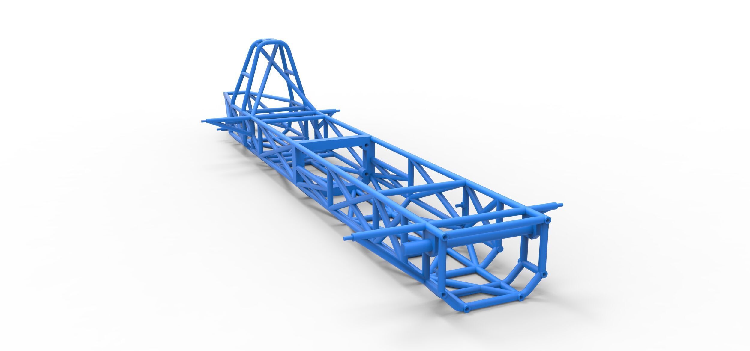 Frame of Swamp buggy Scale 1 to 25 3D print model_9