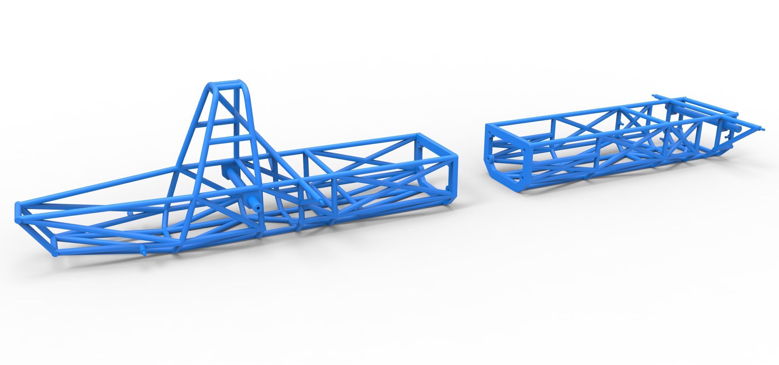 Frame of Swamp buggy Scale 1 to 25 3D print model_11