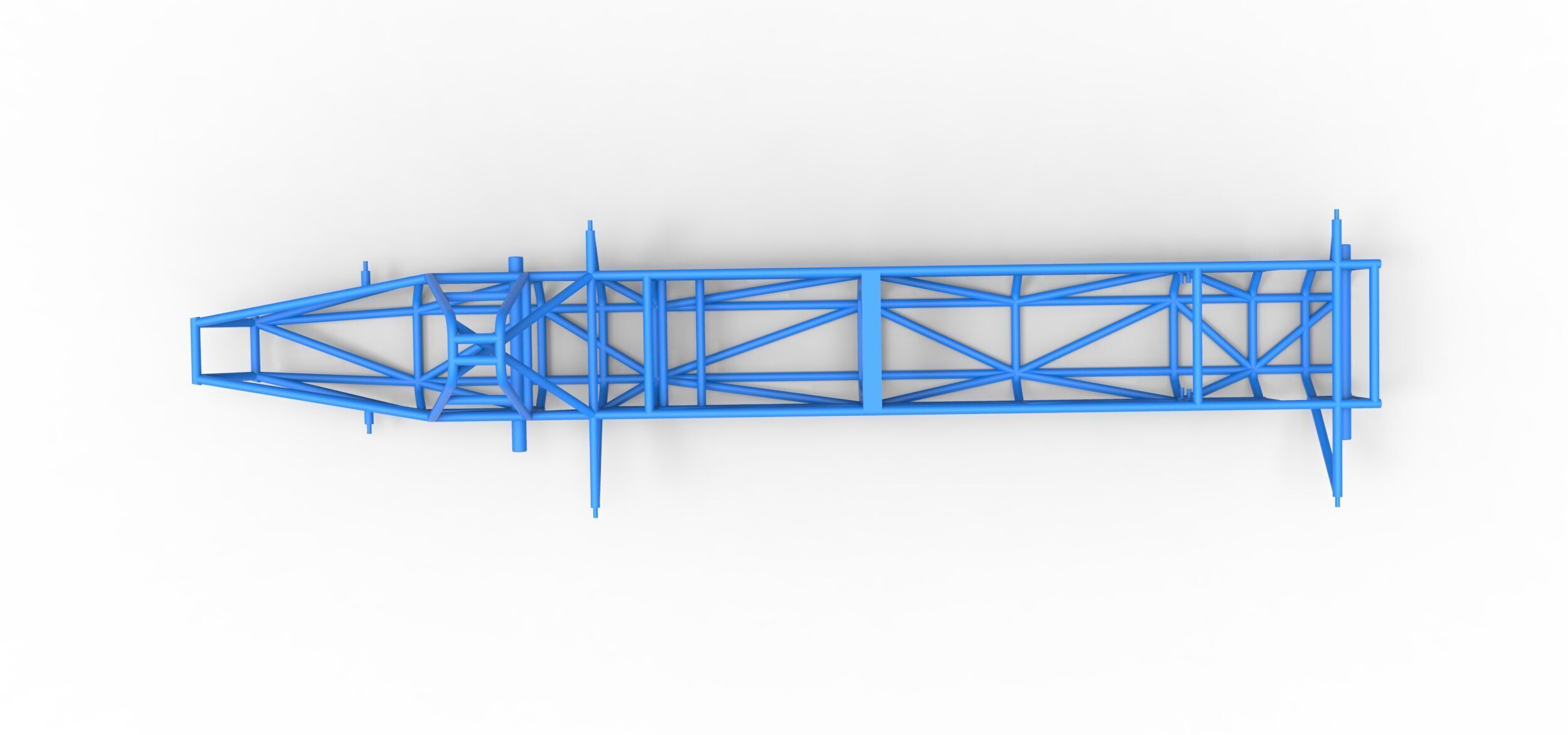 Frame of Swamp buggy Scale 1 to 25 3D print model_7