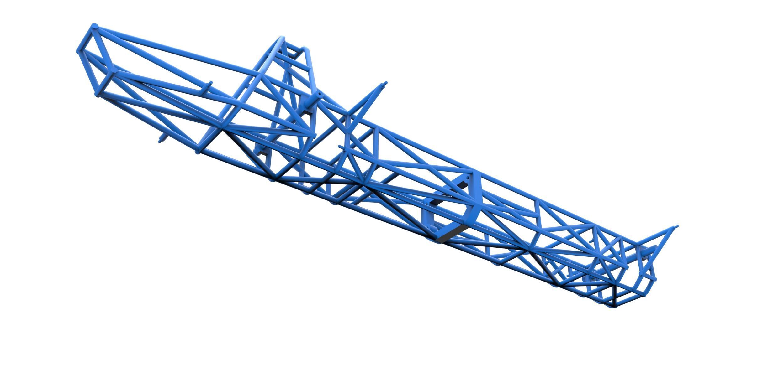 Frame of Swamp buggy Scale 1 to 25 3D print model_2