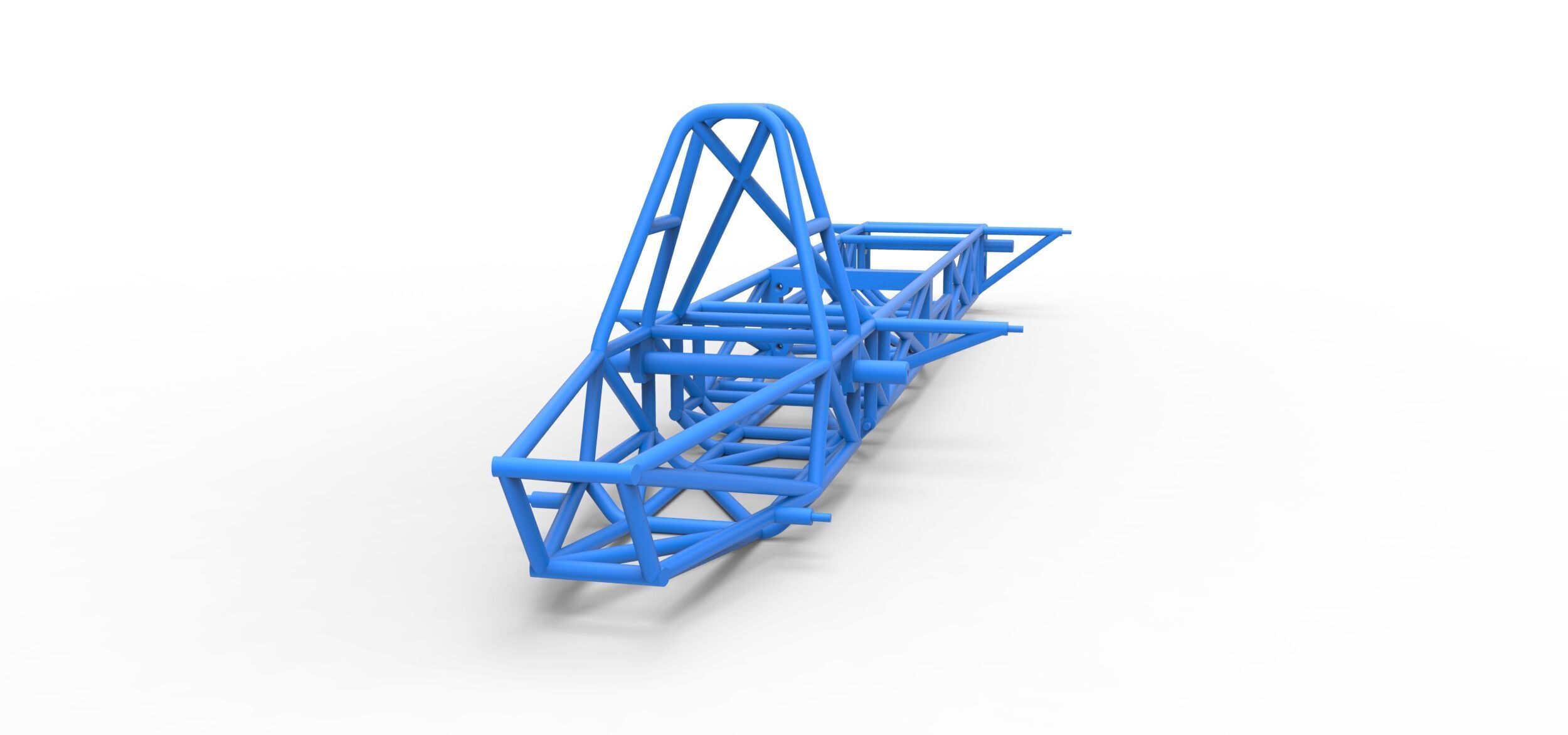 Frame of Swamp buggy Scale 1 to 25 3D print model_3