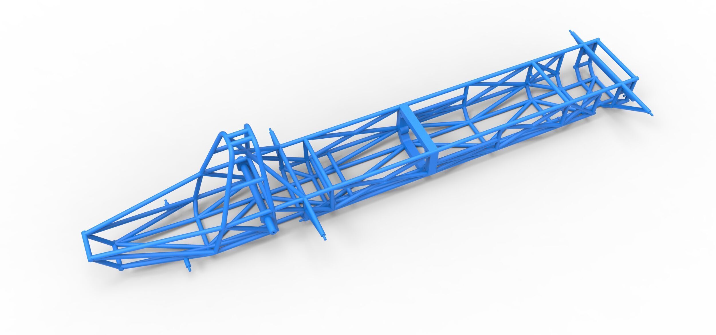 Frame of Swamp buggy Scale 1 to 25 3D print model_1