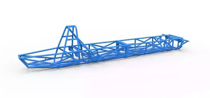 Frame of Swamp buggy Scale 1 to 25