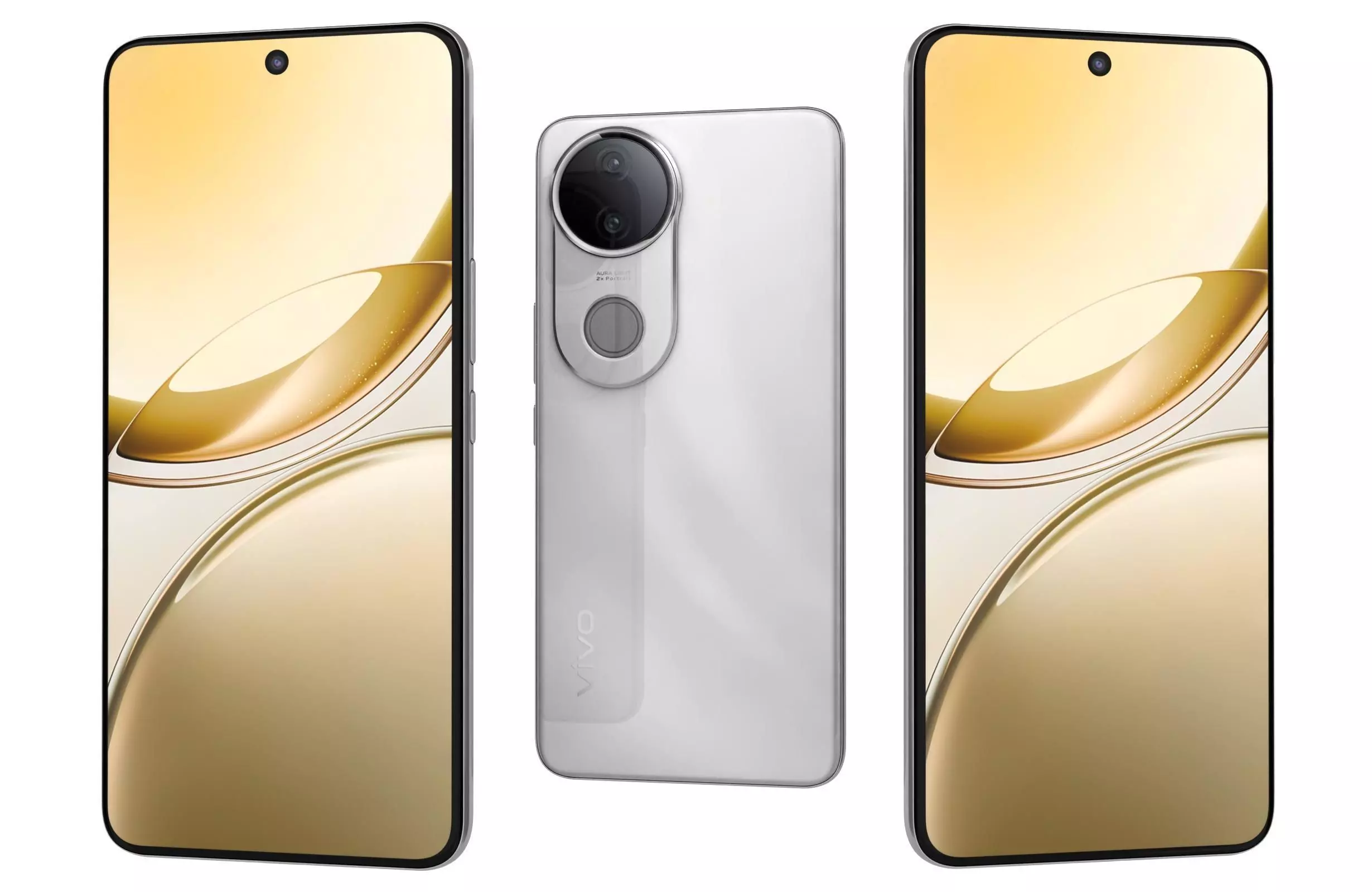 Vivo V50e Pearl White 3D model_0