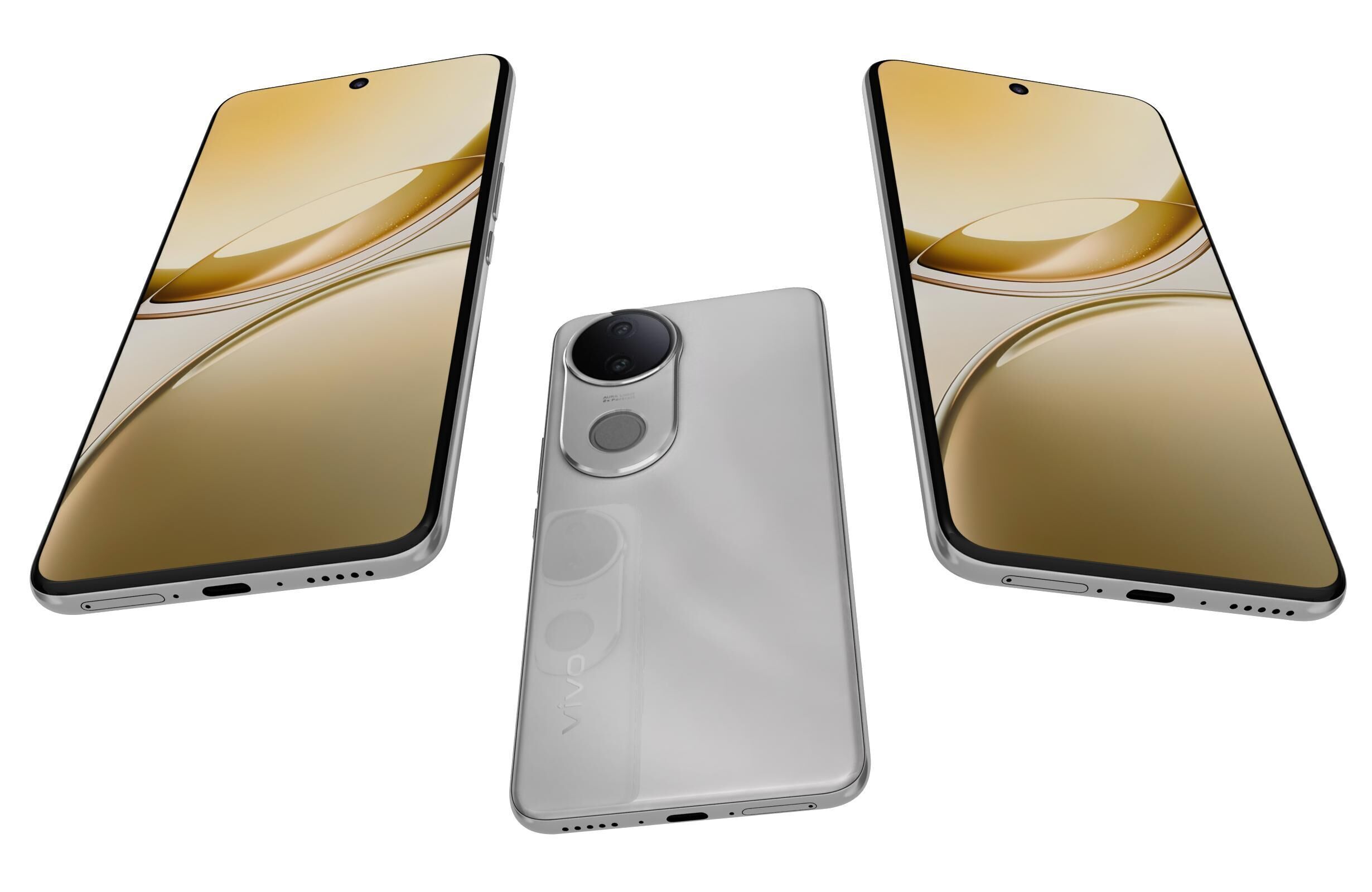 Vivo V50e Pearl White 3D model_2