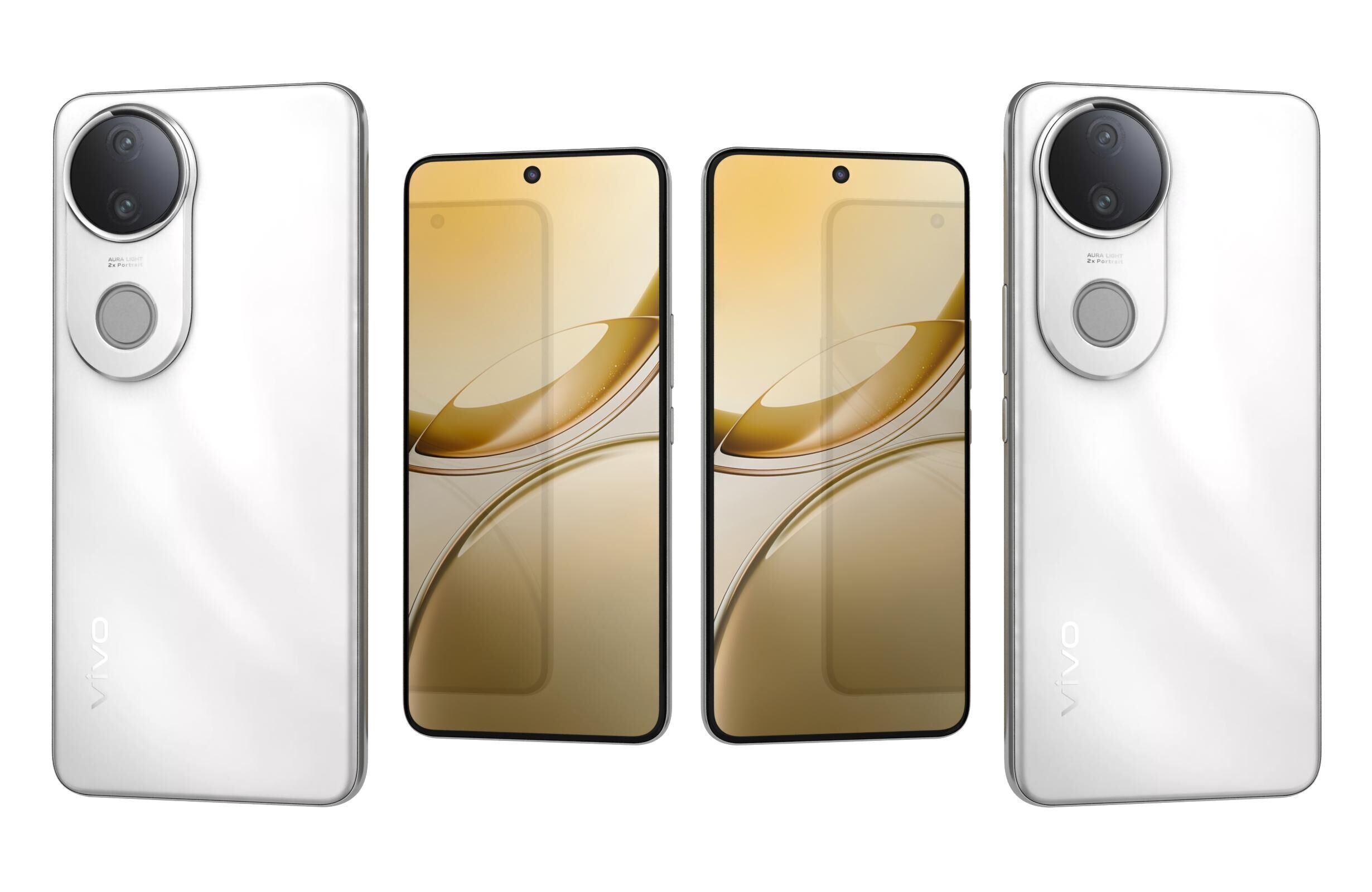 Vivo V50e Pearl White 3D model_3