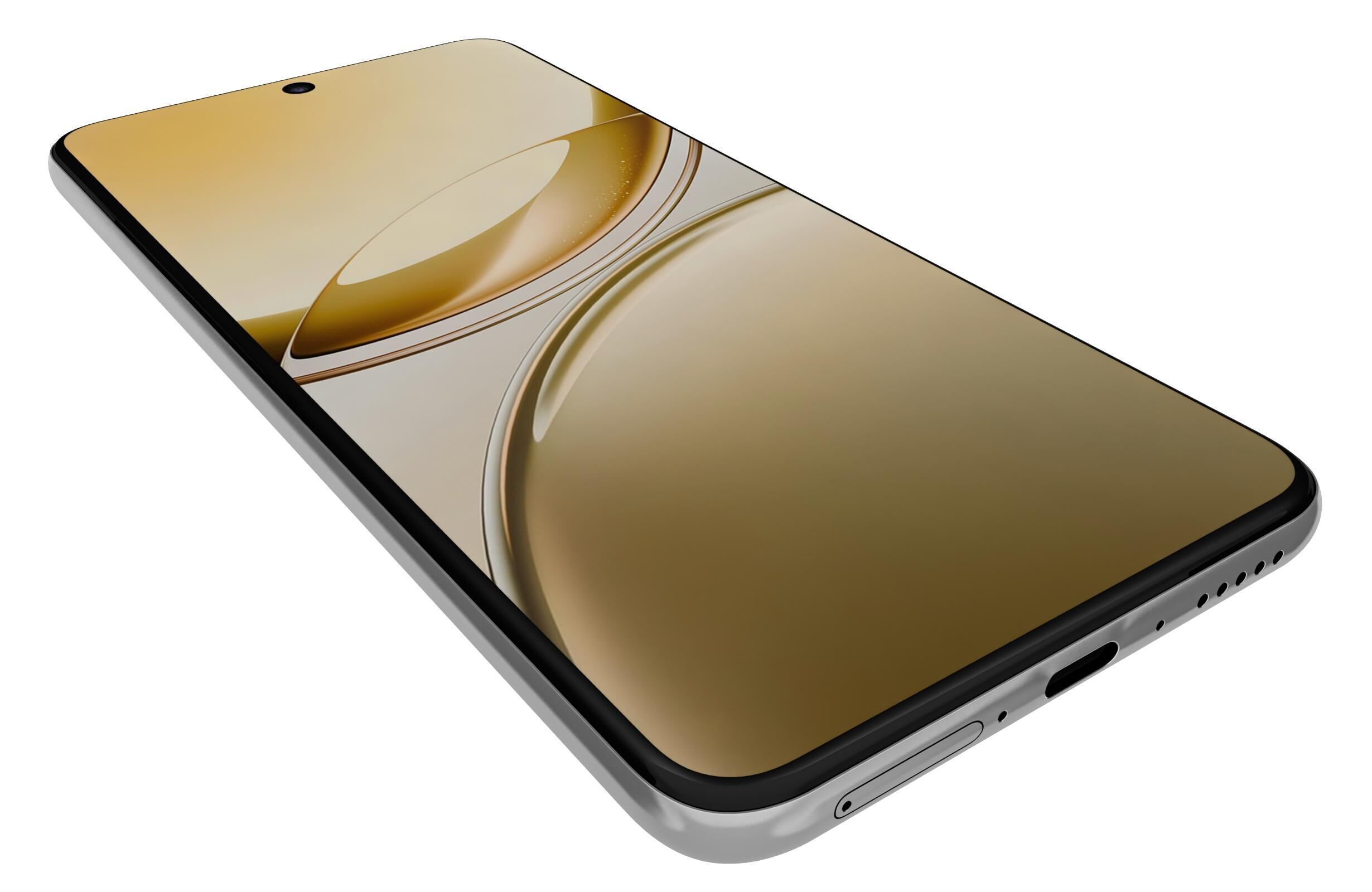 Vivo V50e Pearl White 3D model_12