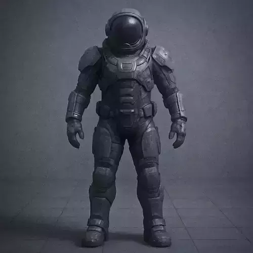 Stylized Astronaut Character HQ