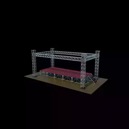 rigging Stage  3D model