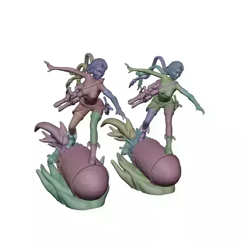 Jinx   League of Legends Ready For 3D Printing