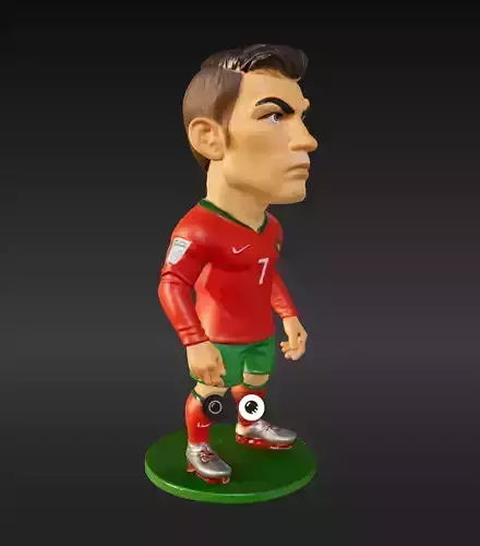 Cristiano Ronaldo Mini Fut Figures 3D model